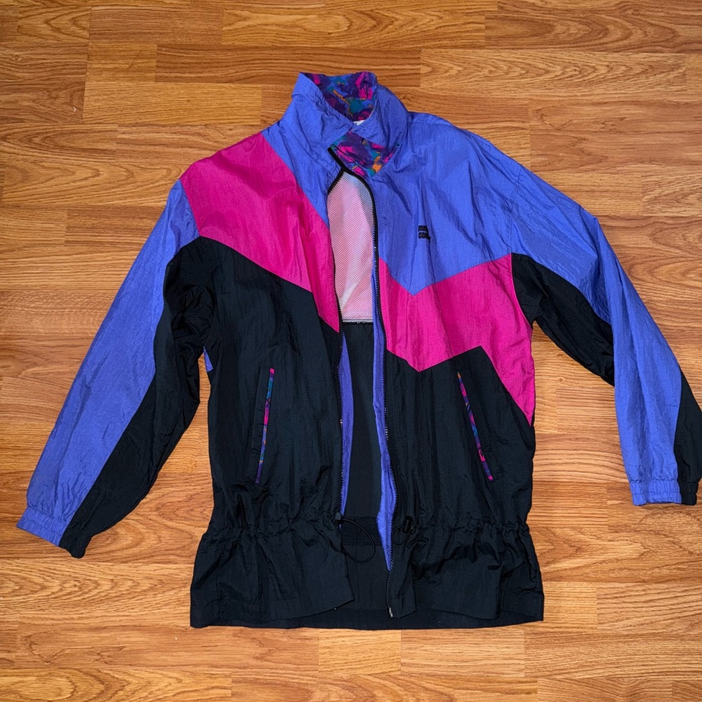 Retro Purple and pink 90s windbreaker Activewear